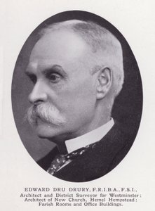 Prominent Men of London: Edward Dru Drury (s/v foto) av English Photographer