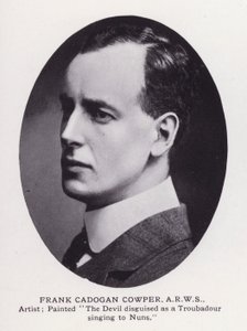 Prominent Men of London: Frank Cadogan Cowper (s/v foto) av English Photographer