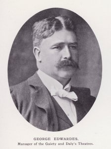 Prominent Men of London: George Edwardes (s/v foto) av English Photographer