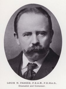 Prominent Men of London: Louis N Parker (s/v foto) av English Photographer