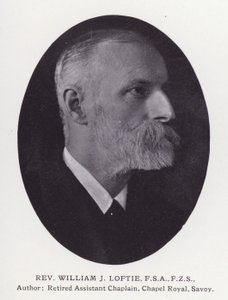 Prominent Men of London: Rev William J Loftie (s/v foto) av English Photographer