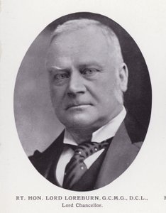Prominent Men of London: Rt Hon Lord Loreburn (s/v foto) av English Photographer