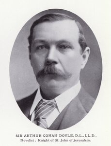 Prominent Men of London: Sir Arthur Conan Doyle (s/v foto) av English Photographer