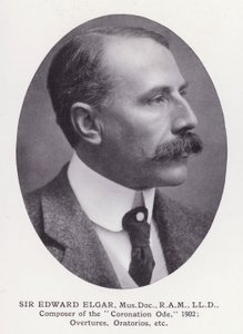 Prominent Men of London: Sir Edward Elgar (s/v foto) av English Photographer