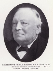 Prominent Men of London: Sir Henry Enfield Roscoe (s/v foto) av English Photographer
