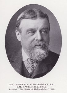 Prominent Men of London: Sir Lawrence Alma-Tadema (s/v foto) av English Photographer