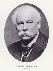 Prominent Men of London: Thomas Brock (s/v foto) av English Photographer