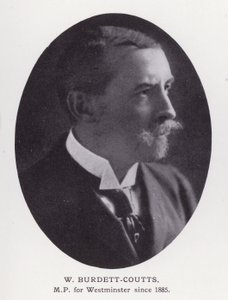 Prominent Men of London: W Burdett-Coutts (s/v foto) av English Photographer