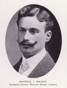 Prominent Men of London: Warwick J Wright (s/v foto) av English Photographer