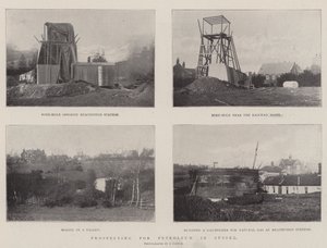 Prospektering efter petroleum i Sussex av English Photographer