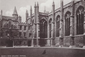 Quadrangle New College, Oxford av English Photographer