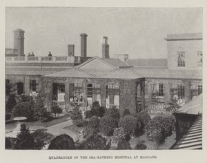 Fyrkant av Sea-Bathing Hospital i Margate av English Photographer