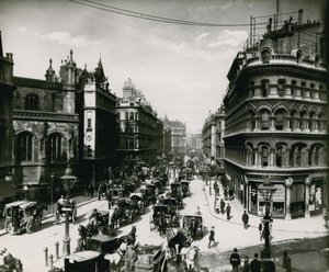 Queen Victoria Street, London av English Photographer