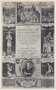 R Burton, The Anatomy of Melancholy, tredje upplagan, J Lichfield för H Cripps, Oxford 1628 (s/v foto) av English Photographer