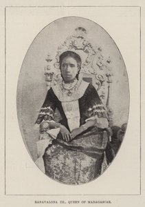 Ranavalona III, drottning av Madagaskar av English Photographer