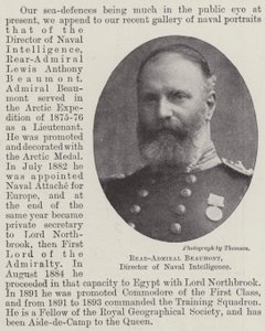 Konteramiral, Beaumont, chef för Naval Intelligence av English Photographer