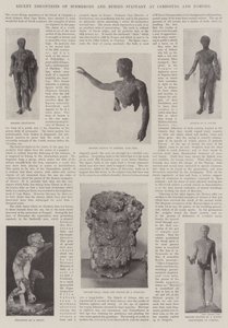 Nya upptäckter av nedsänkta och begravda statyer i Cerigotto och Pompeji av English Photographer