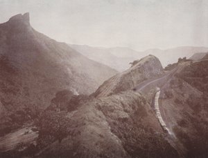 Backstation och Dukes Nose, Poona Ghat (färgad bild) av English Photographer