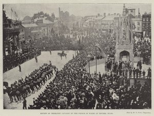Recension av Yeomanry Cavalry av Prince of Wales i Devizes, Wilts av English Photographer