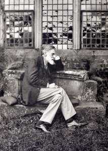 Robert Bridges, engelsk poet (s/v foto) av English Photographer