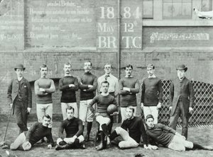 Rosendale Road School: fotbollslag, 1884 av English Photographer