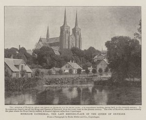Roskilde katedral, den sista viloplatsen för drottningen av Danmark av English Photographer