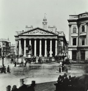 Royal Exchange, Threadneedle Street, City of London, 1880 av English Photographer