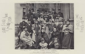 Royal Group på Palais Edinburgh, Coburg av English Photographer