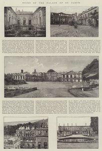 Ruinerna av Palace of St Cloud