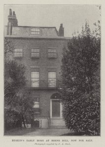 Ruskins Early Home at Herne Hill, nu till salu av English Photographer