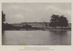 Sandhurst College, från sjön av English Photographer