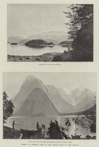 Landskap i västra Otago, på Mellanön i Nya Zeeland av English Photographer