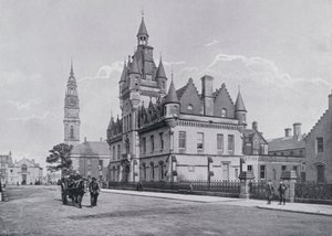 Skottland: Greenock, Court House (s/v foto) av English Photographer