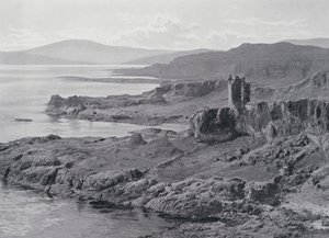 Skottland: Gylen Castle, ön Kerrera (s/v foto) av English Photographer