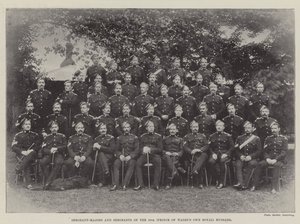 Sergeant-Majors and Sergeants of the 10th (Prince of Wales Own Royal) Hussars av English Photographer