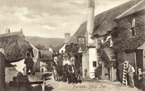 Ship Inn, Porlock (s/v foto) av English Photographer