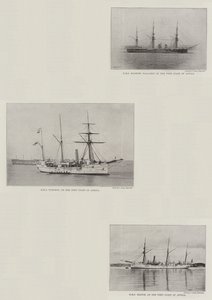 Skepp från Royal Navy av English Photographer