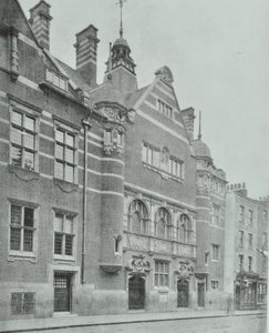 Shoreditch Public Baths: exteriör, 1898 av English Photographer