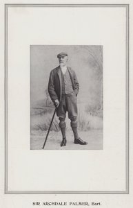 Sir Archdale Palmer, baronet av English Photographer
