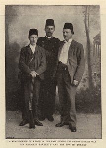 Sir Ashmead Bartlett och hans Son i Turkiet av English Photographer