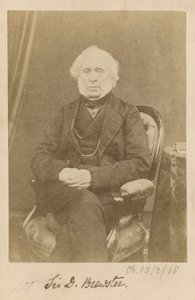 Sir D Brewster av English Photographer