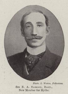 Sir E A Sassoon, Baronet, ny medlem för Hythe av English Photographer