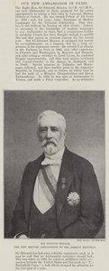 Sir Edmund Monson, den nya brittiska ambassadören i den franska republiken av English Photographer