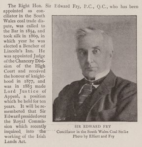 Sir Edward Fry av English Photographer