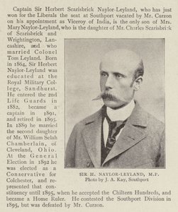 Sir H Naylor Leyland, MP av English Photographer