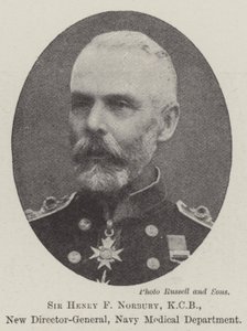 Sir Henry F Norbury, KCB, ny generaldirektör, marinens medicinska avdelning av English Photographer