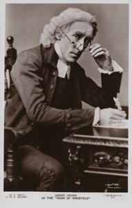 Sir Henry Irving, engelsk skådespelare av English Photographer