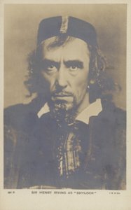 Sir Henry Irving, engelsk skådespelare av English Photographer