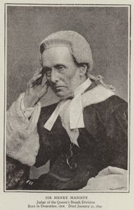 Sir Henry Manisty av English Photographer