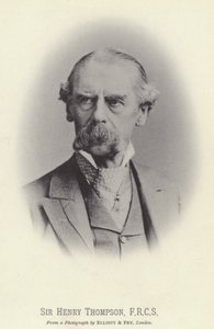 Sir Henry Thompson, FRCS (foto i svartvitt) av English Photographer